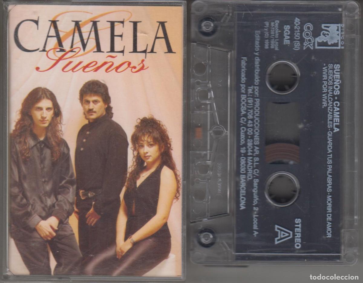 Casetes antiguos: Camela cassette Sue&ntilde;os 1998 - Foto 1