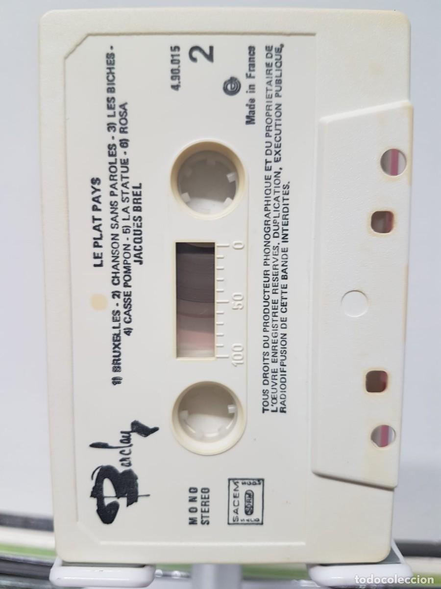 Casetes antiguos: Jacques Brel - Le Plat Pays (Cassette) - Foto 5