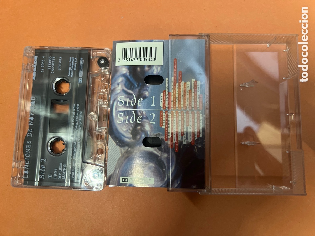 Casetes antiguos: T3/A2. CASETE CANCIONES DE NAVIDAD - Foto 3