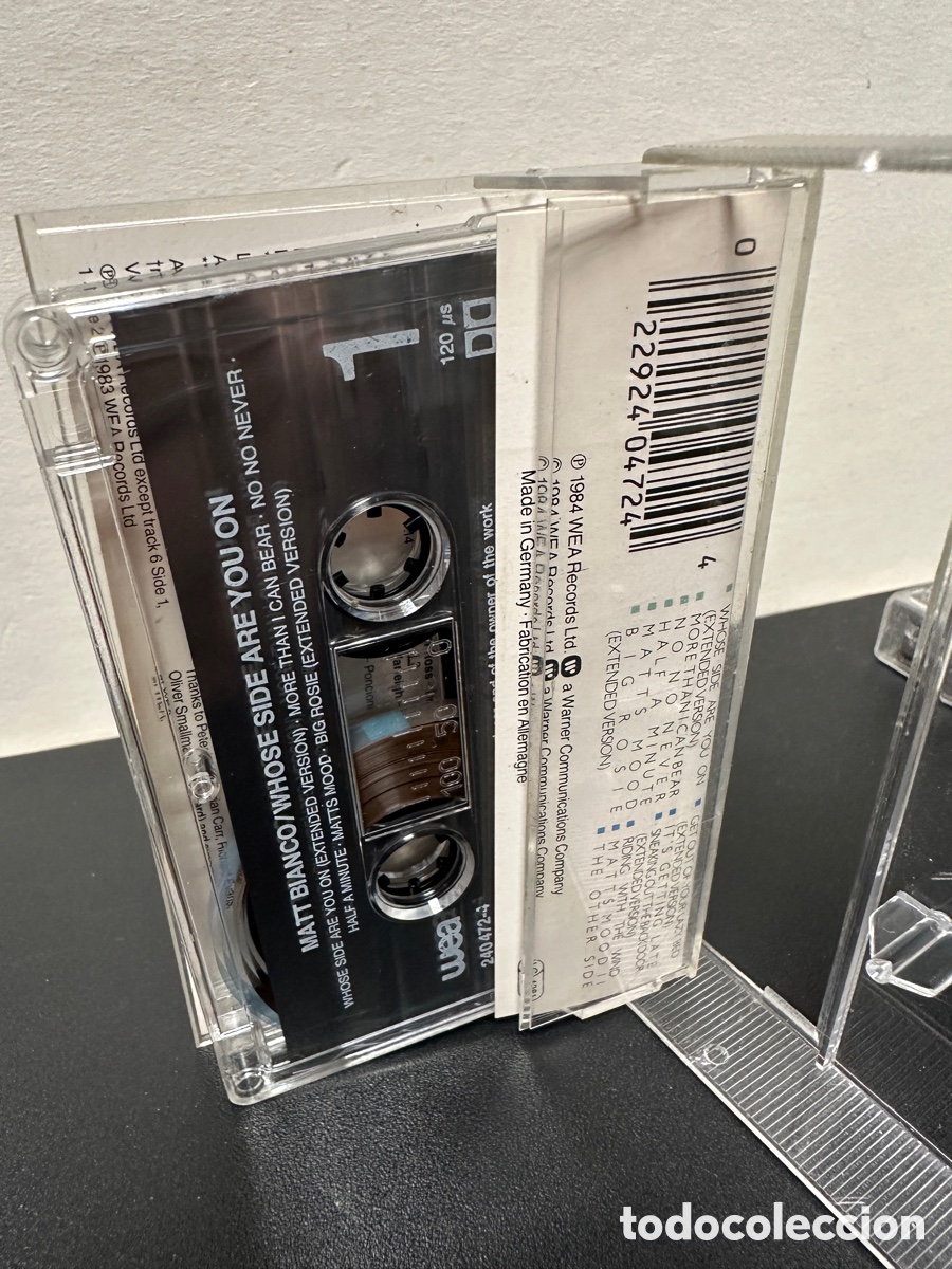 Casetes antiguos: Matt Bianco - Whose Side Are You On? (Cassette) - Foto 2