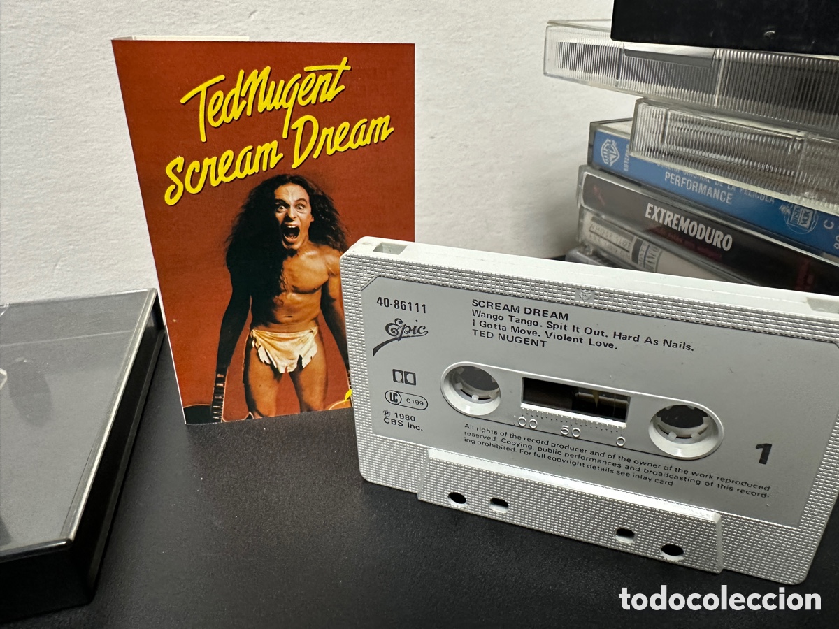 Casetes antiguos: Ted Nugent - Scream Dream (Cassette) - Foto 1