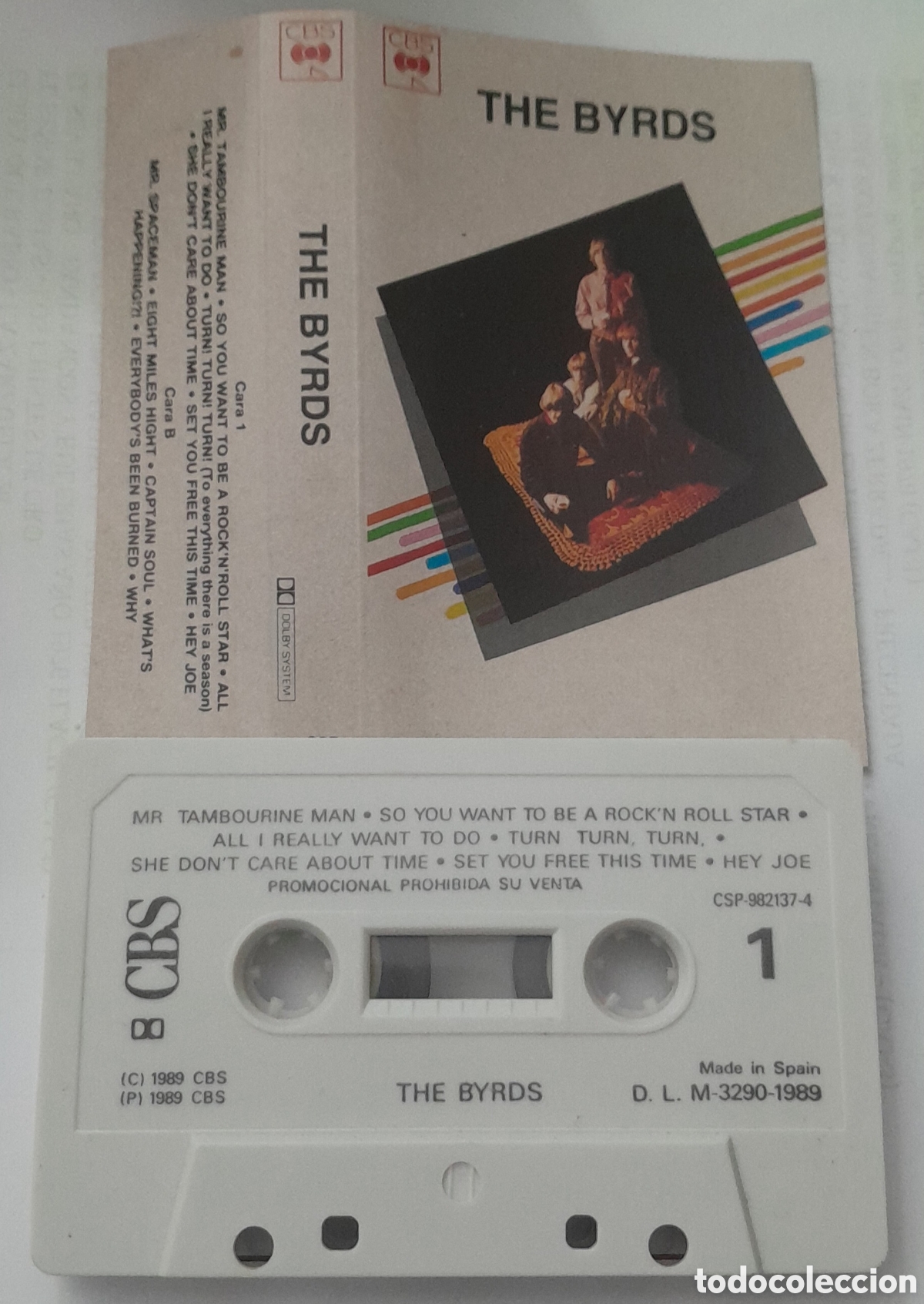 Casetes antiguos: THE BYRDS - THE BYRDS - 1989 CBS - Foto 1