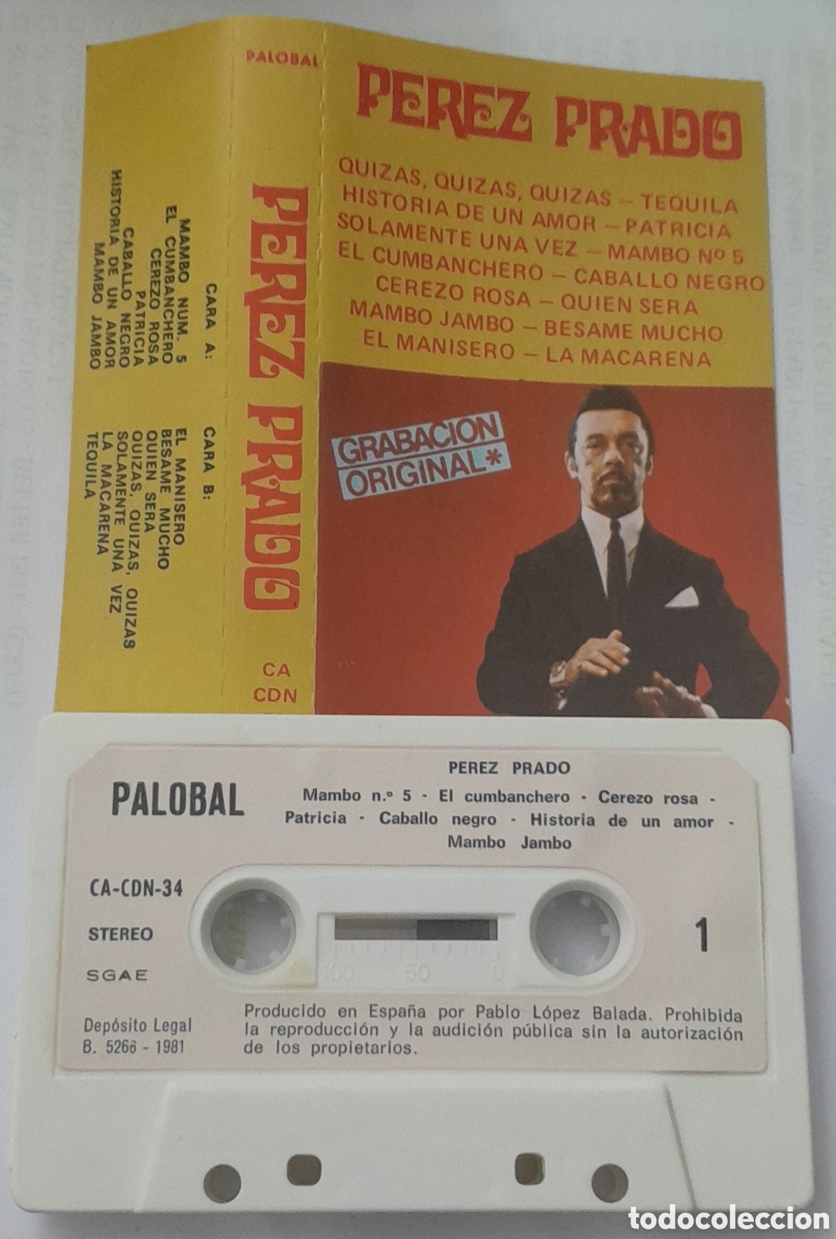 Casetes antiguos: PEREZ PRADO - SUPER DELUXE - Foto 1