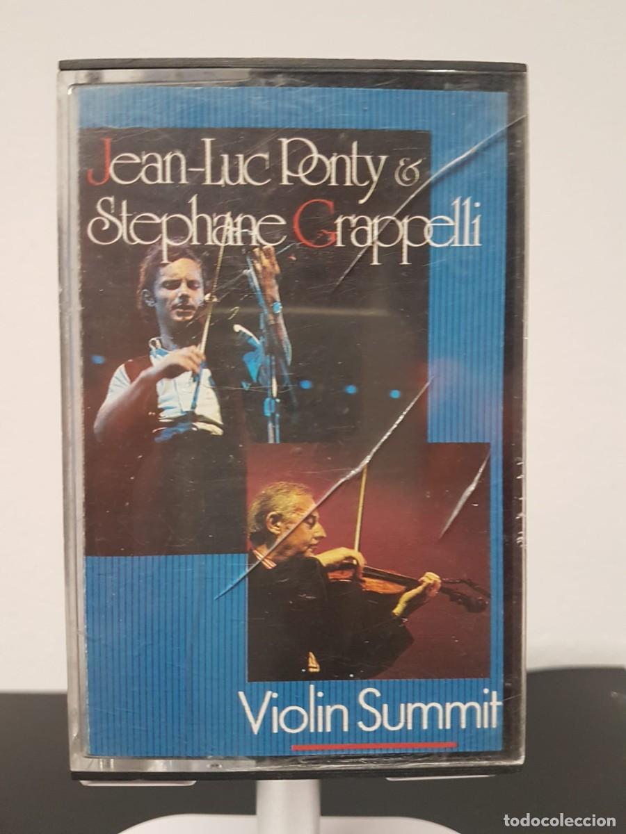 Casetes antiguos: Jean-Luc Ponty & Stephane Grappeli - Violin Summit (Cassette) - Foto 1