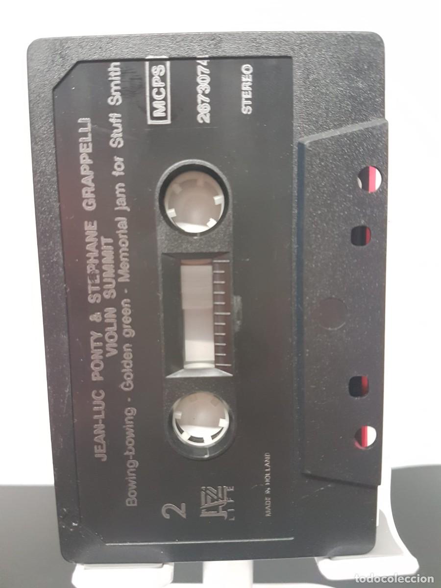 Casetes antiguos: Jean-Luc Ponty & Stephane Grappeli - Violin Summit (Cassette) - Foto 5