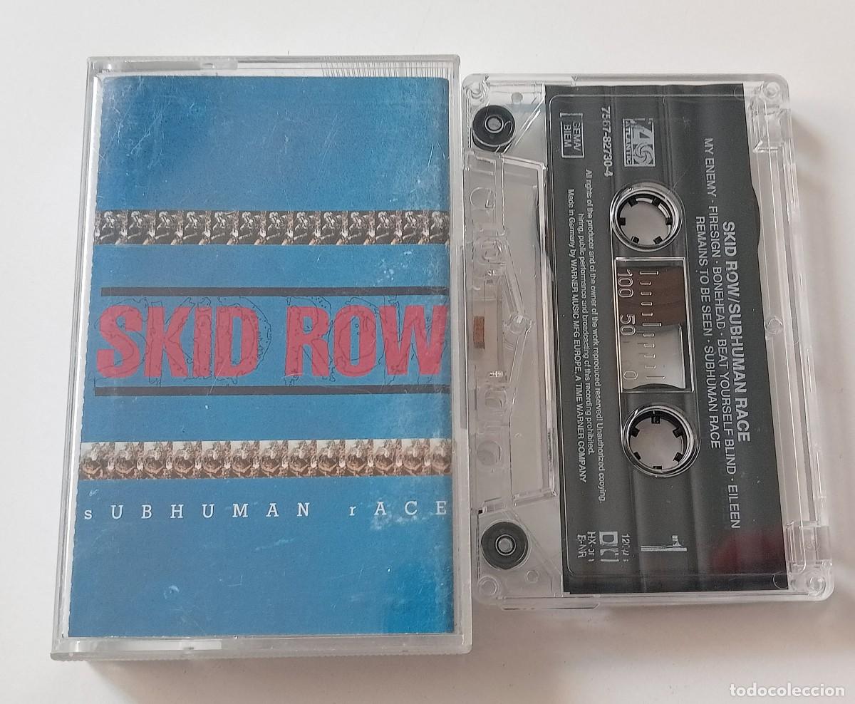 Casetes antiguos: CASSETTE SKID ROW - SUBHUMAN RACE - Foto 1