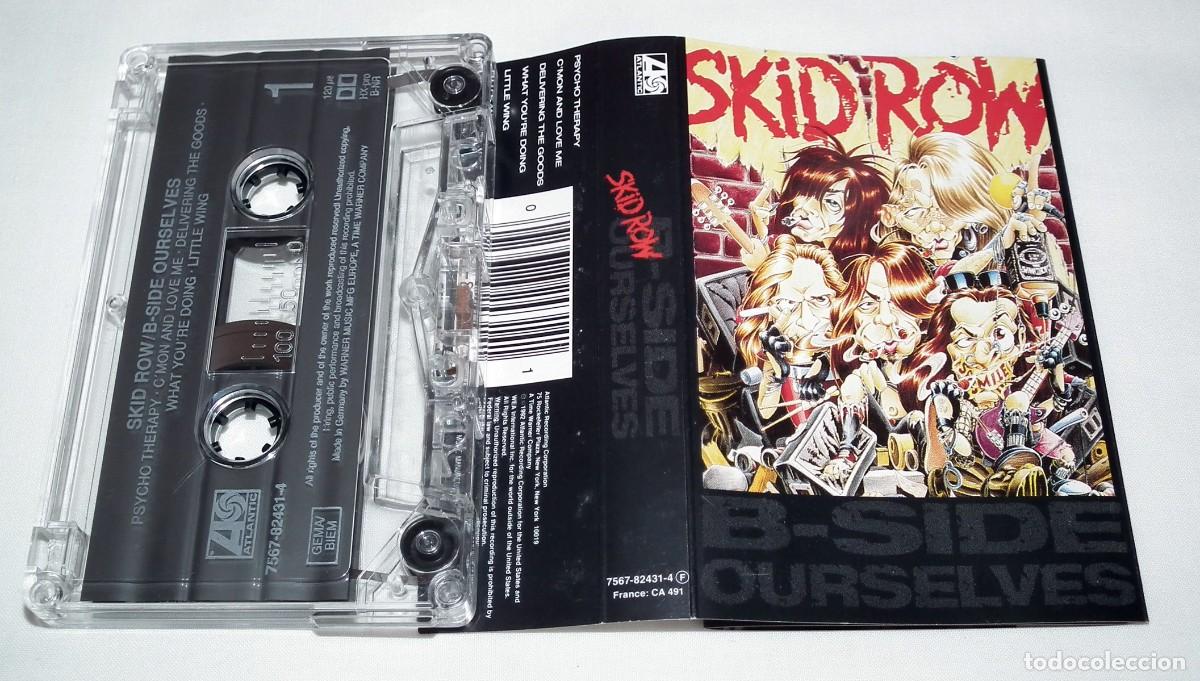Casetes antiguos: CASSETTE SKID ROW - B-SIDE OURSELVES - Foto 2