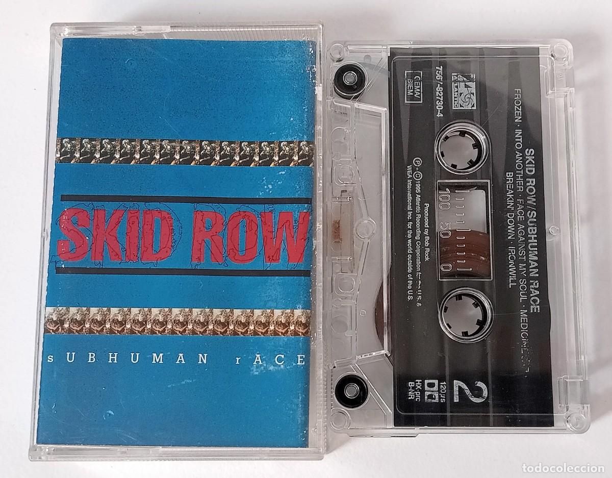 Casetes antiguos: CASSETTE SKID ROW - SUBHUMAN RACE - Foto 1