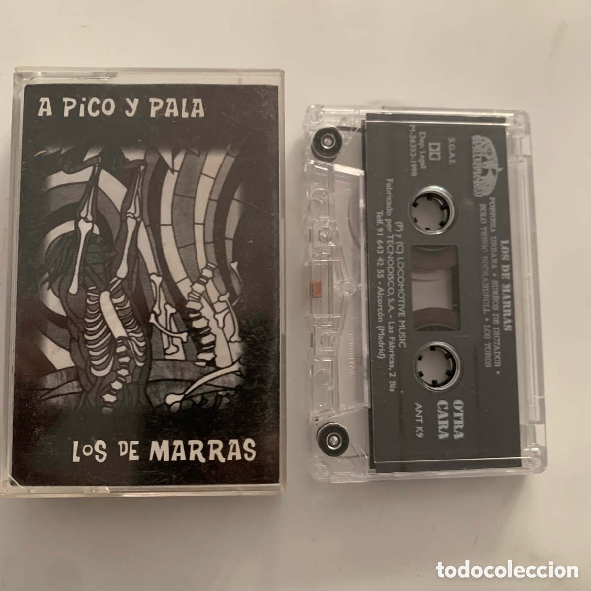 Cassette antiche: cinta cassette Los De Marras / A Pico Y Pala de 1998