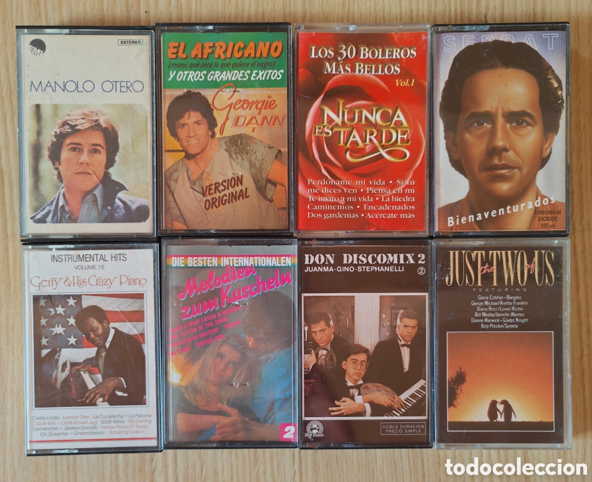 Casetes antiguos: :::: C05 - LOTE DE 8 CASETES VARIADOS - Foto 1