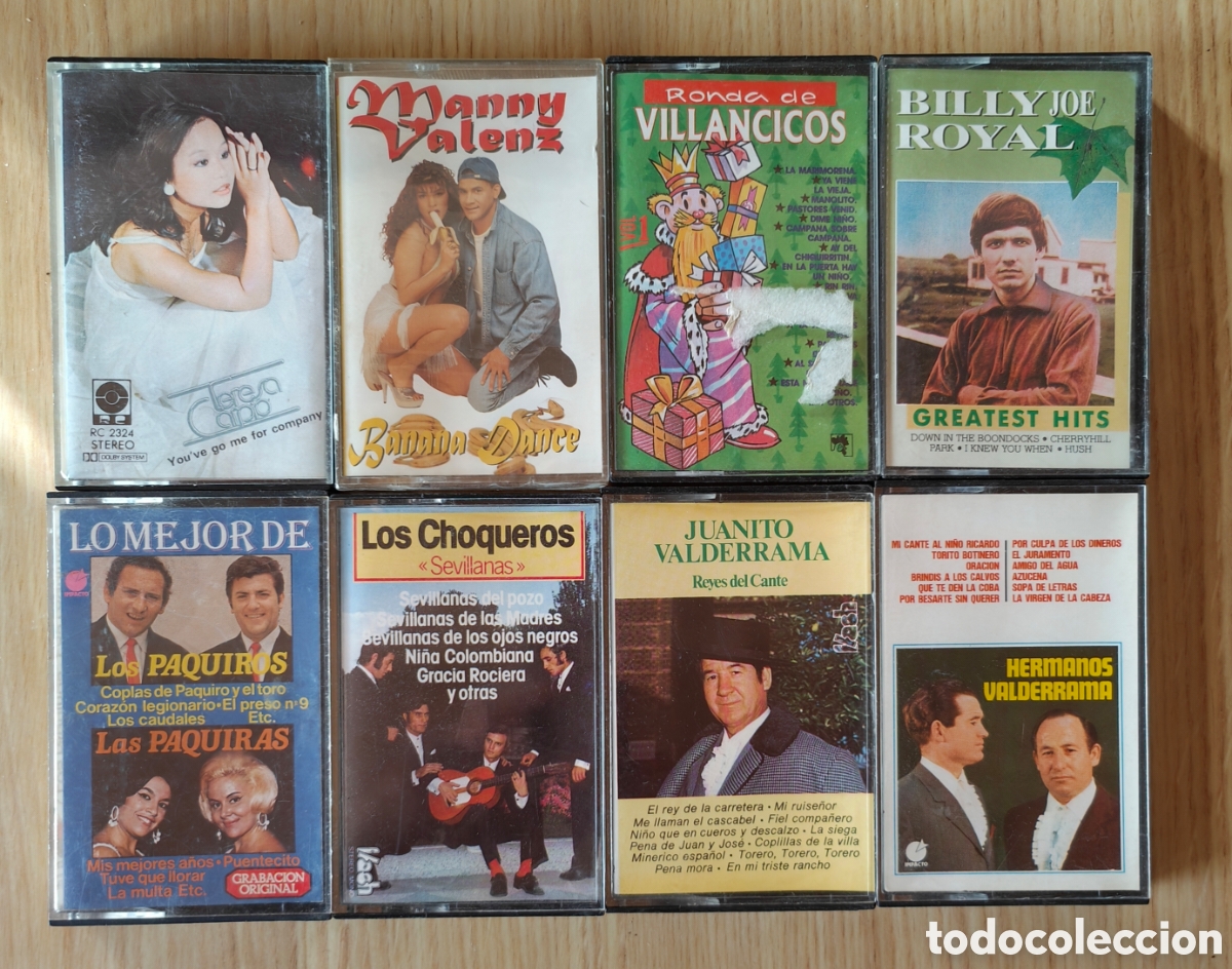 Casetes antiguos: :::: C07 - LOTE DE 8 CASETES VARIADOS - Foto 1