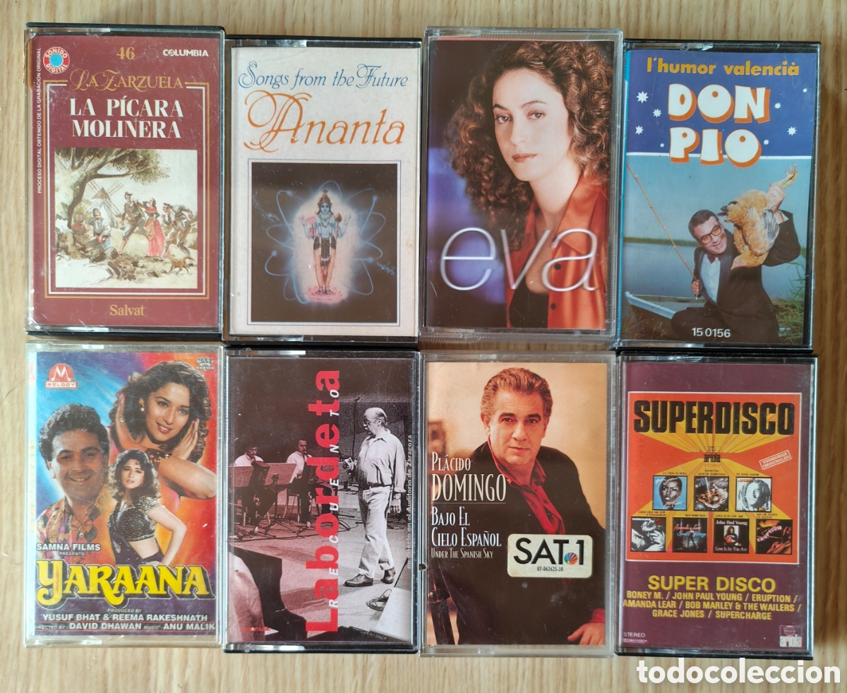 Casetes antiguos: :::: C16 - LOTE DE 8 CASETES VARIADOS - Foto 1