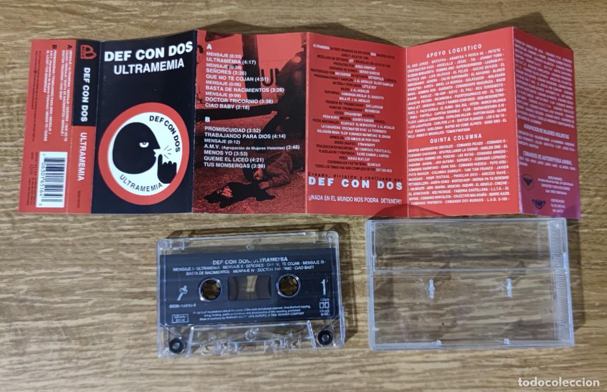 Casetes antiguos: Cassette Def Con Dos - Ultramemia (1996) - Foto 2