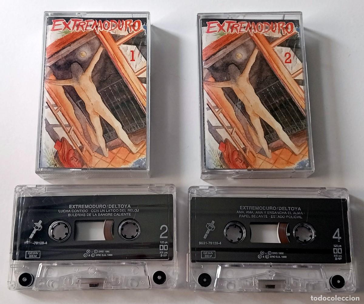 Casetes antiguos: DOBLE CASSETTE EXTREMODURO - DELTOYA - Foto 2