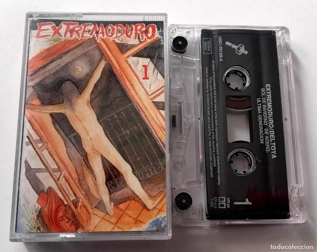 Casetes antiguos: DOBLE CASSETTE EXTREMODURO - DELTOYA - Foto 3