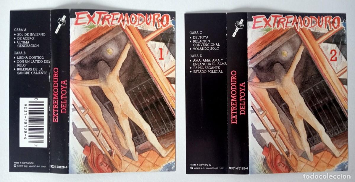 Casetes antiguos: DOBLE CASSETTE EXTREMODURO - DELTOYA - Foto 5
