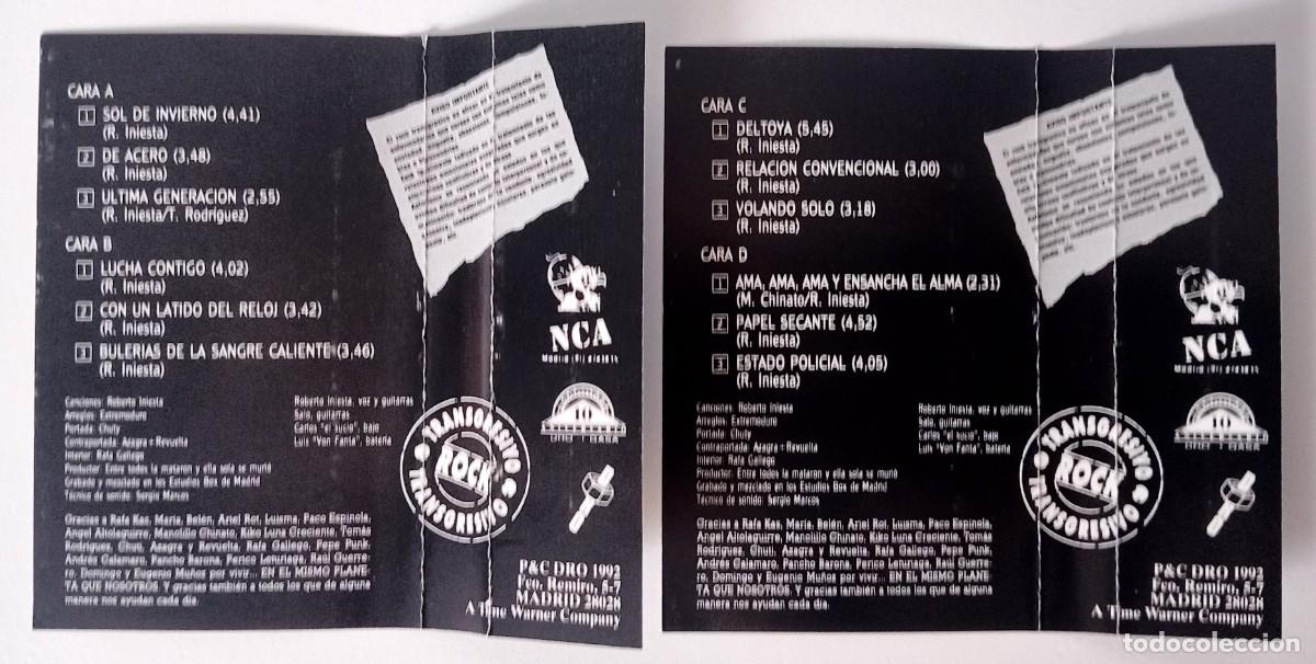 Casetes antiguos: DOBLE CASSETTE EXTREMODURO - DELTOYA - Foto 6