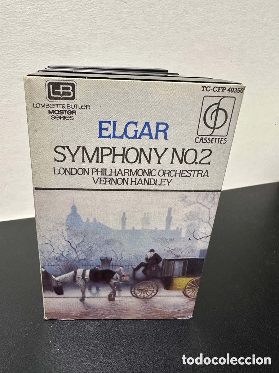 Casetes antiguos: Elgar - Vernon Handley - Symphony No.2 (Cassette) - Foto 1