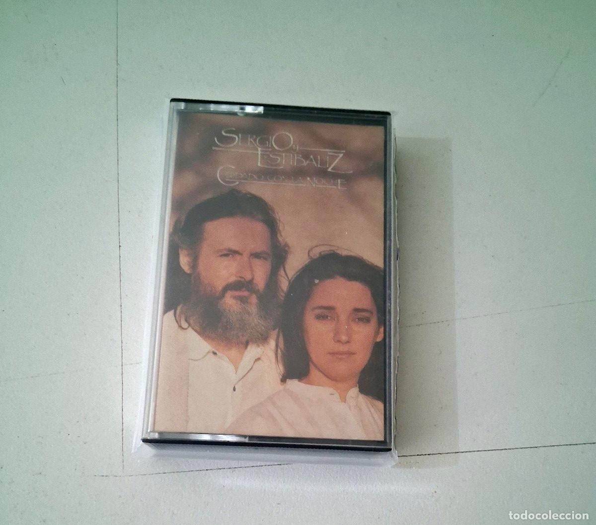 Casetes antiguos: SERGIO Y ESTIBALIZ &rdquo;CUIDADO CON LA NOCHE&rdquo; CASSETTE K7 - Foto 1