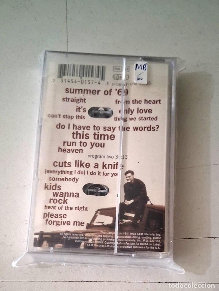 Casetes antiguos: BRYAN ADAMS &rdquo;SO FAR SO GOOD&rdquo; CASSETTE K7 - Foto 2