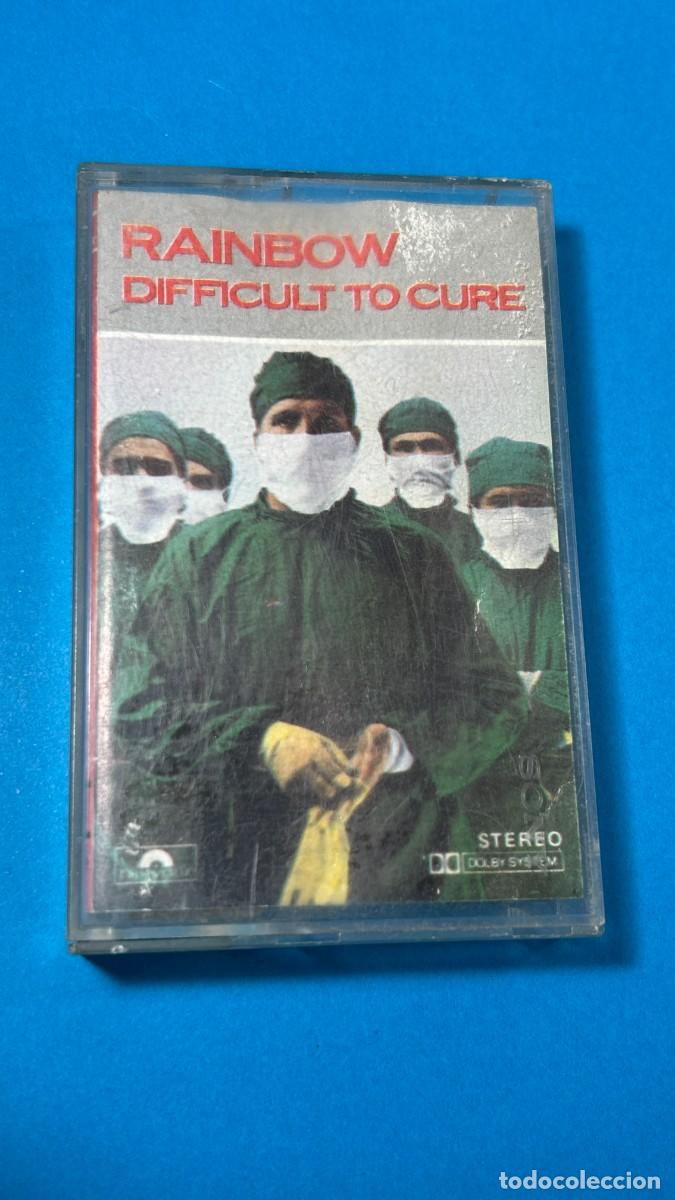 Casetes antiguos: RAINBOW - DIFFICULT TO CURE - 1981 - Casete - - Foto 1