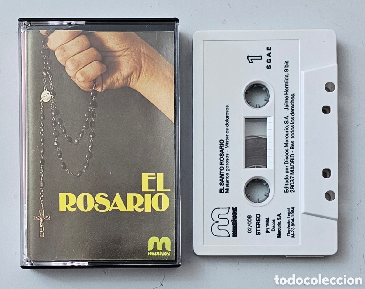 Alte Kassetten: CASSETTE PADRE VALERIANO ORDO&Ntilde;EZ - El Rosario Misterios Gozosos (Espa&ntilde;a - Musivoz - 1984) XIAN