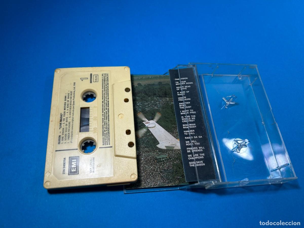 Casetes antiguos: QUEEN - LIVE MAGIC - 1986 - Casete - - Foto 2
