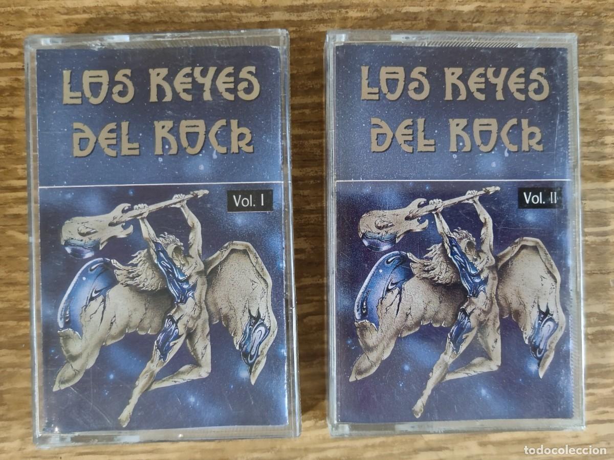 Casetes antiguos: Cassette doble Los Reyes del Rock (1992) - Foto 1