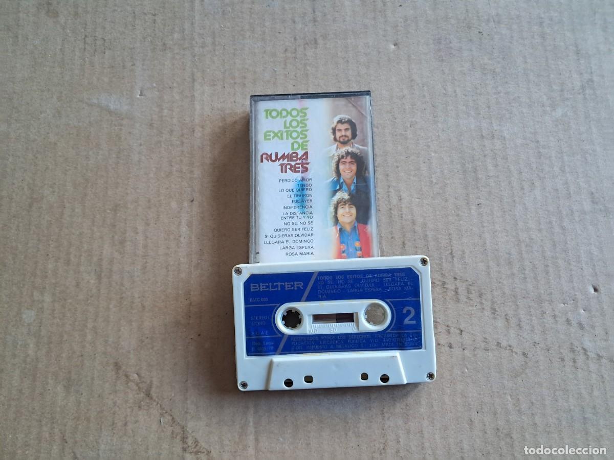 Casetes antiguos: RUMBA TRES - TODOS LOS EXITOS DE RUMBA TRES CASETE 1978 - Foto 1