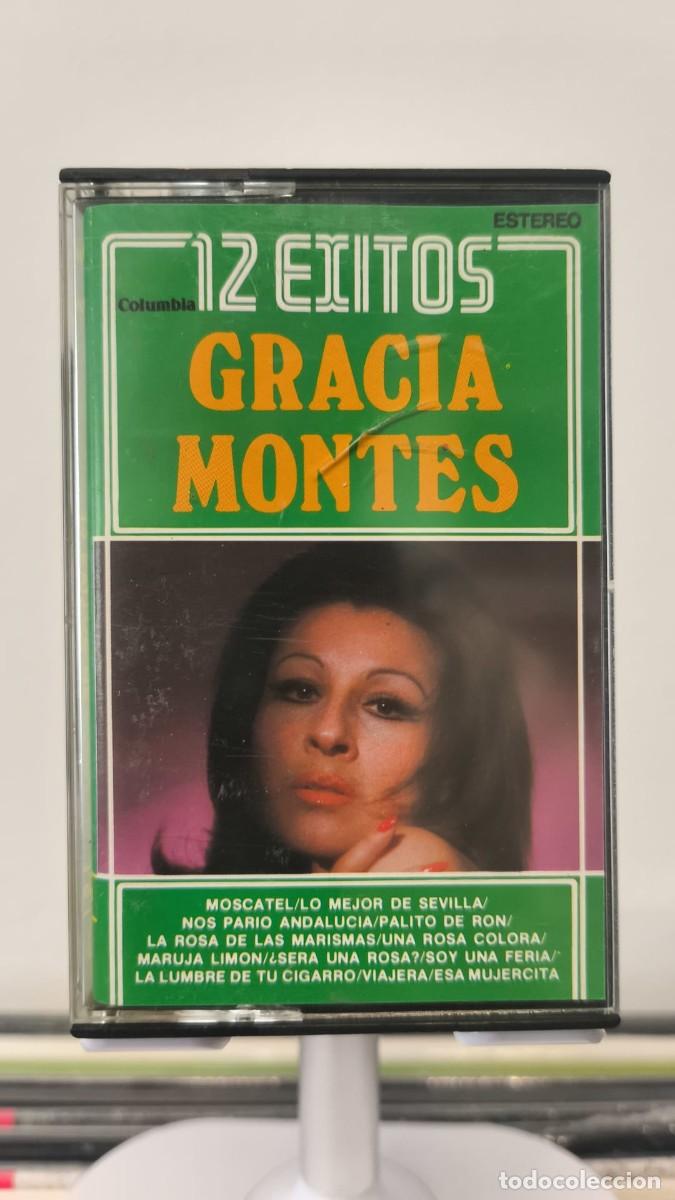 Casetes antiguos: Gracia Montes - 12 &Eacute;xitos (Cassette) - Foto 1
