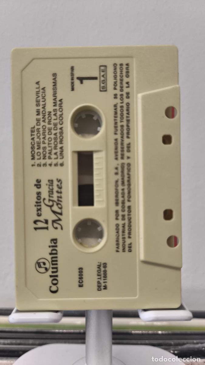 Casetes antiguos: Gracia Montes - 12 &Eacute;xitos (Cassette) - Foto 4