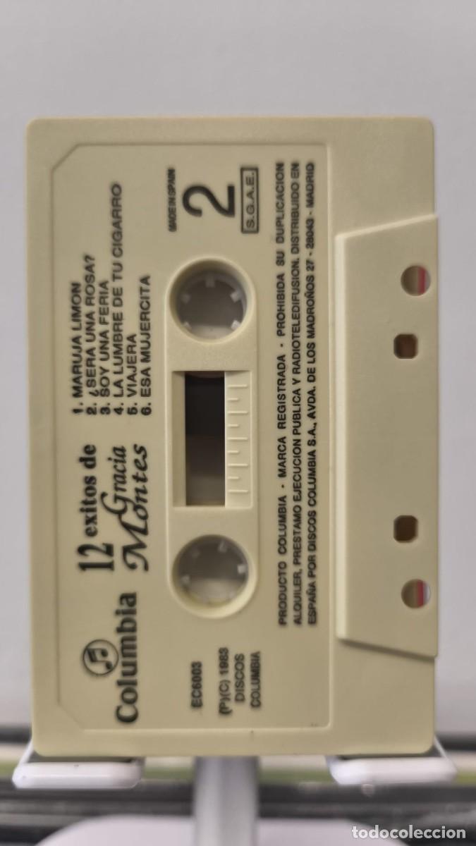Casetes antiguos: Gracia Montes - 12 &Eacute;xitos (Cassette) - Foto 5