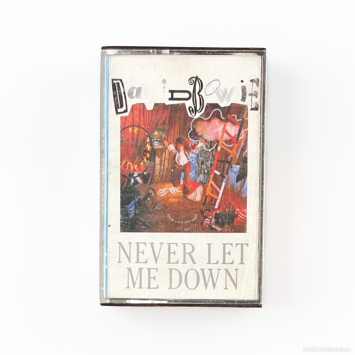 Casetes antiguos: CASSETTE. David Bowie. Never Let Me Down