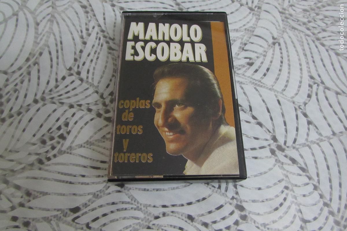 Casetes antiguos: MANOLO ESCOBAR COPLAS DE TOROS Y TOREROS - Foto 1