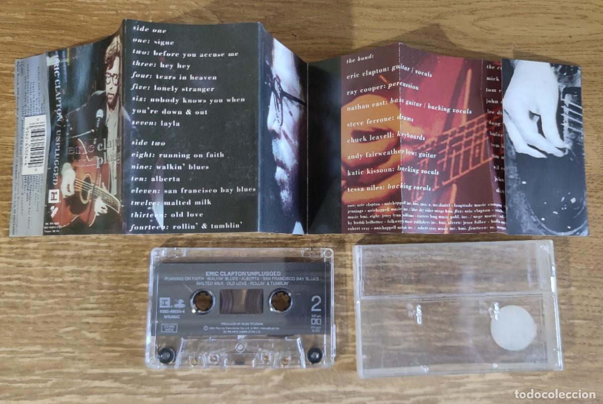 Casetes antiguos: Cassette Eric Clapton - Unplugged (1992) ed. alemana - Foto 2