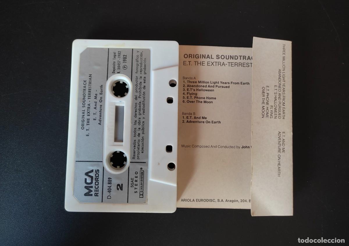Casetes antiguos: CINTA CASSETTE BSO ET E.T. EL EXTRATERRESTRE - Foto 2