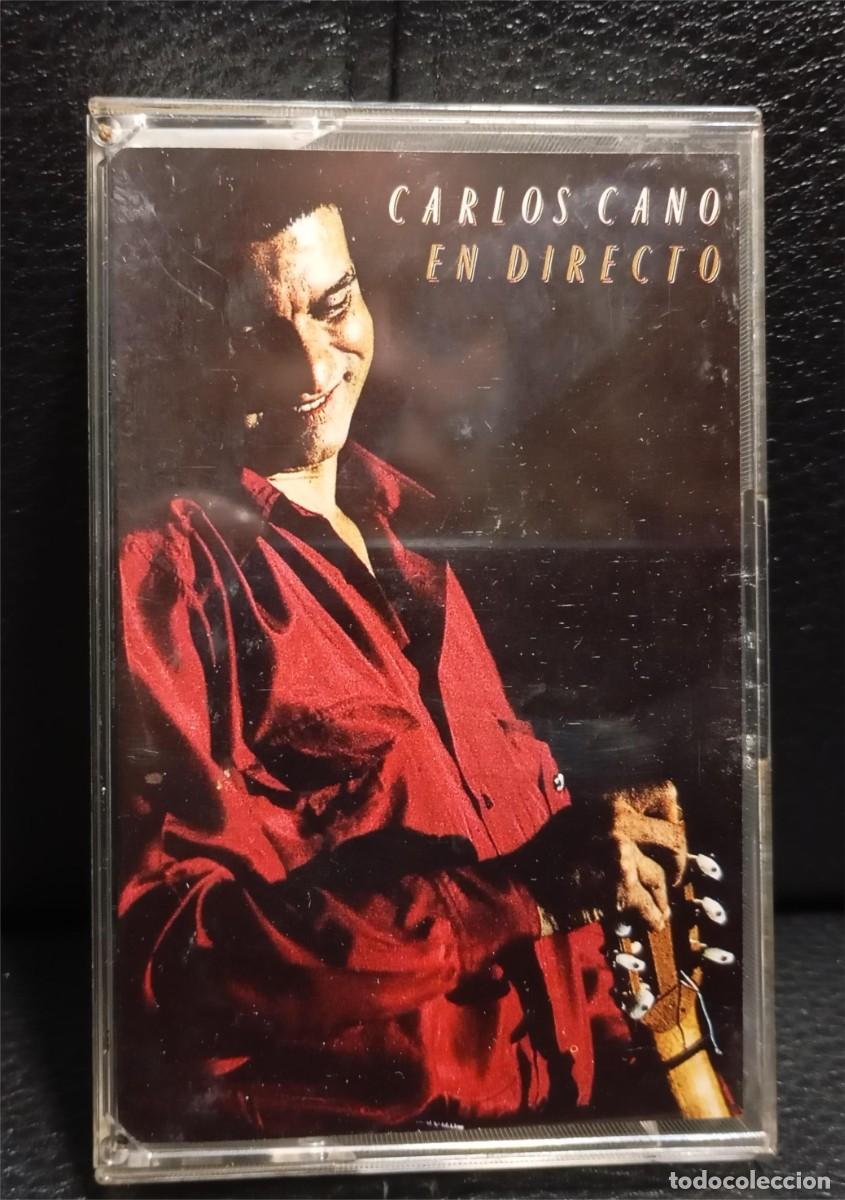 Casetes antiguos: CARLOS CANO - EN DIRECTO 1 - CASSETTE - 1990 - CBS - CINTA - Foto 1