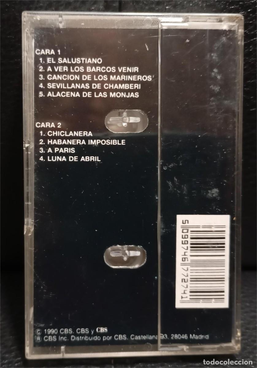 Casetes antiguos: CARLOS CANO - EN DIRECTO 1 - CASSETTE - 1990 - CBS - CINTA - Foto 2