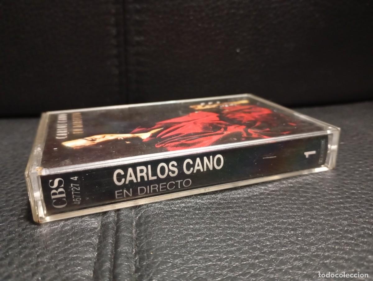 Casetes antiguos: CARLOS CANO - EN DIRECTO 1 - CASSETTE - 1990 - CBS - CINTA - Foto 4