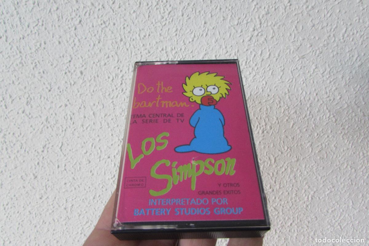 Casetes antiguos: Casete Los Simpsons. Battery Studios Group. 1991 - Foto 1