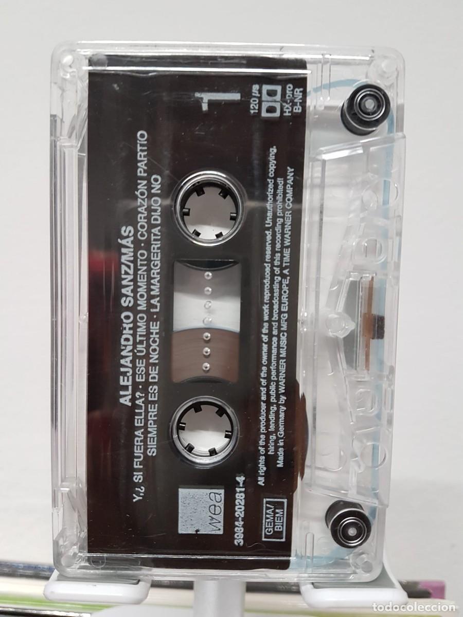 Casetes antiguos: Alejandro Sanz - M&aacute;s (Cassette) - Foto 4