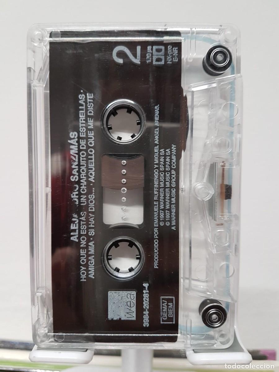 Casetes antiguos: Alejandro Sanz - M&aacute;s (Cassette) - Foto 5