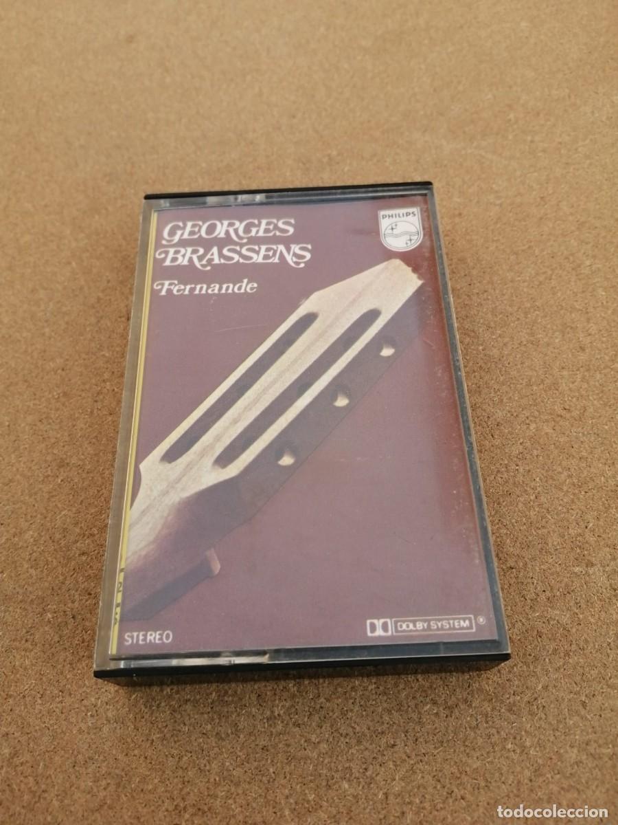 Casetes antiguos: CASSETE. GEORGES BRASSENS (FERNANDE) - Foto 1