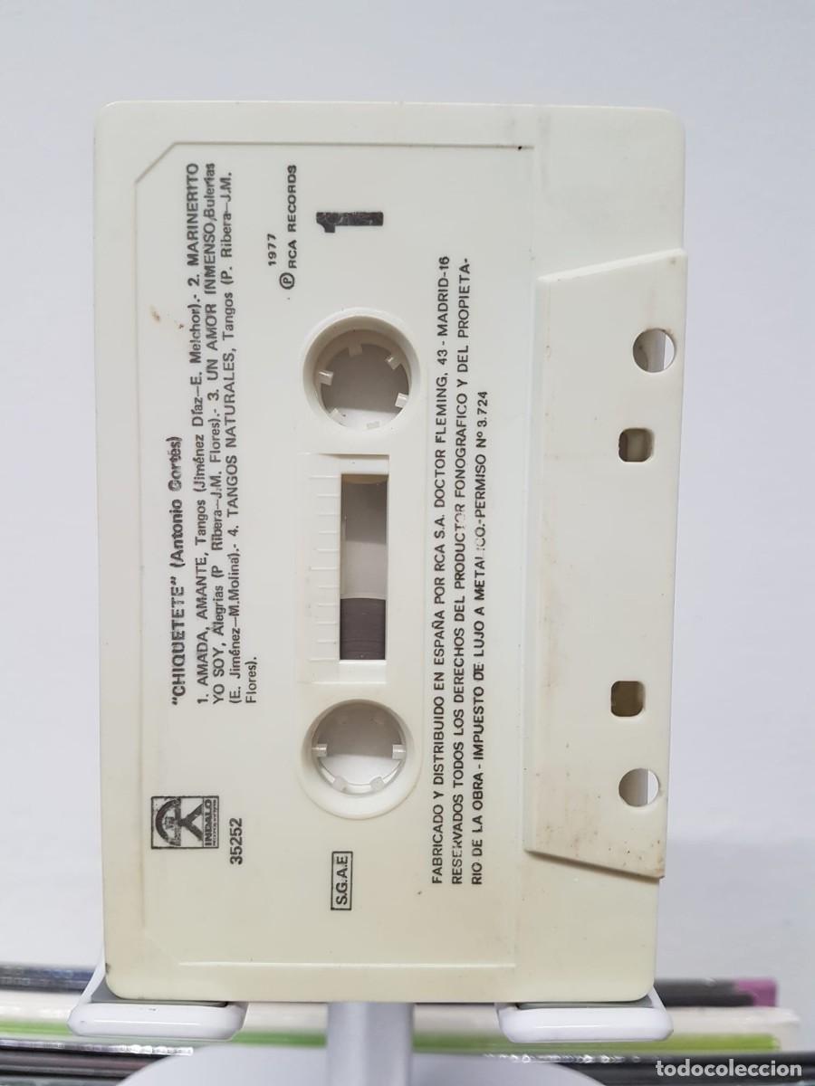 Casetes antiguos: Chiquetete (Antonio Cort&eacute;s) Cassette - Foto 4