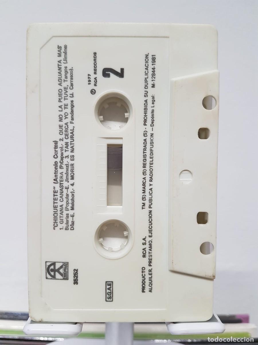 Casetes antiguos: Chiquetete (Antonio Cort&eacute;s) Cassette - Foto 5