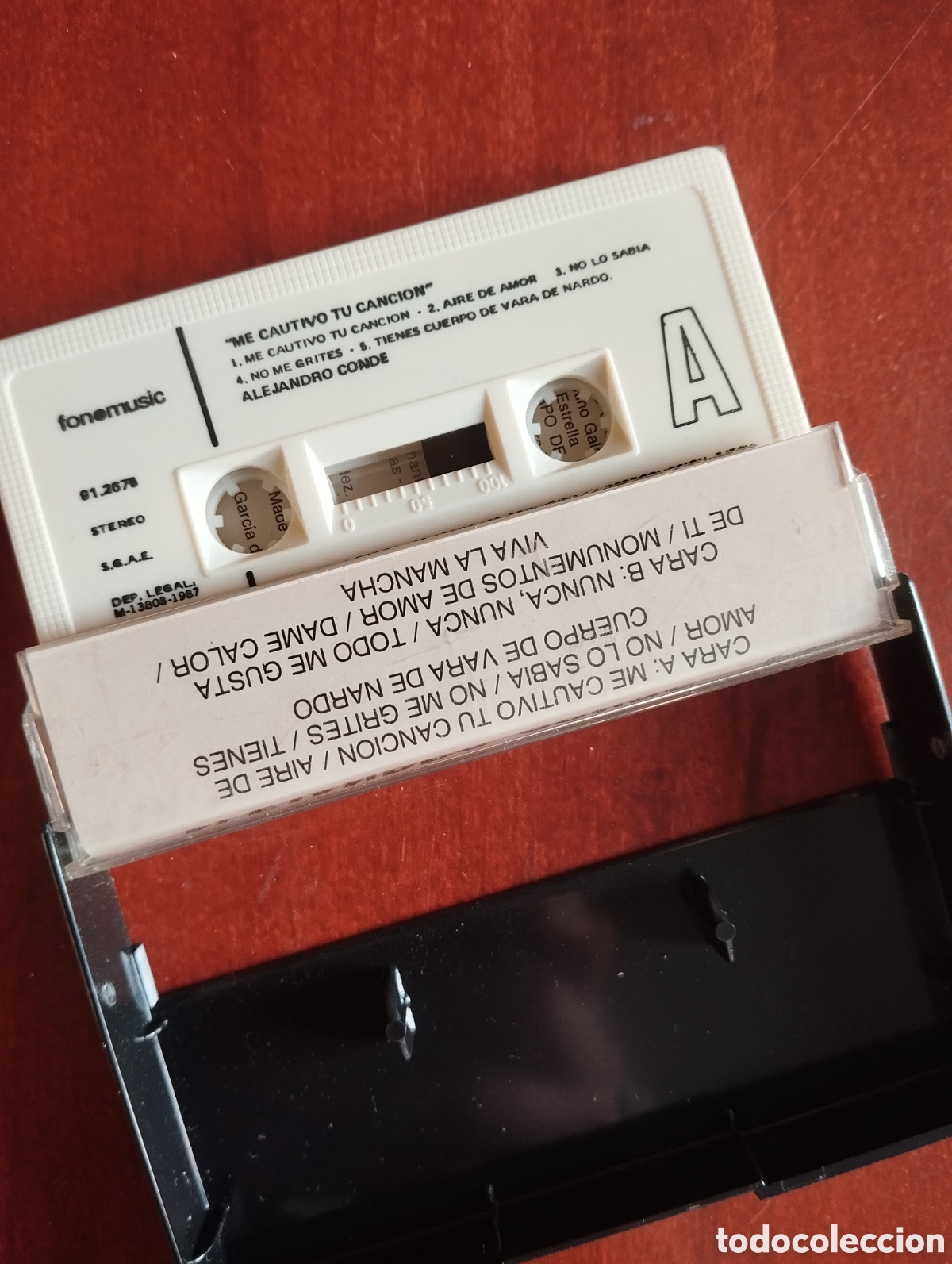 Casetes antiguos: Alejandro Conde - lote 3 cassette - Foto 4