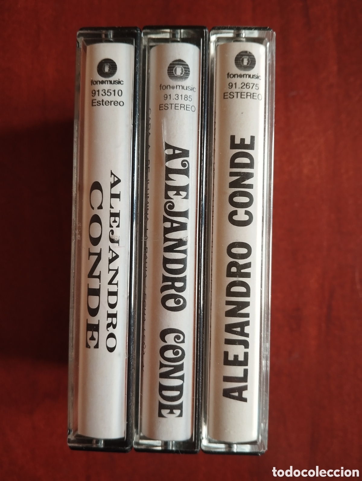 Casetes antiguos: Alejandro Conde - lote 3 cassette - Foto 10