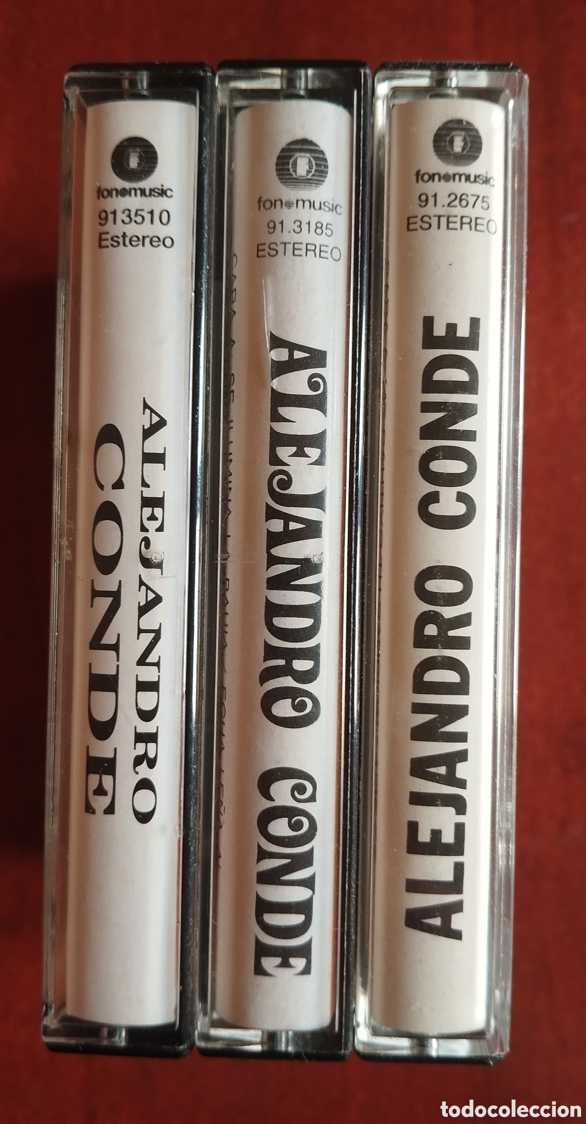 Casetes antiguos: Alejandro Conde - lote 3 cassette - Foto 1