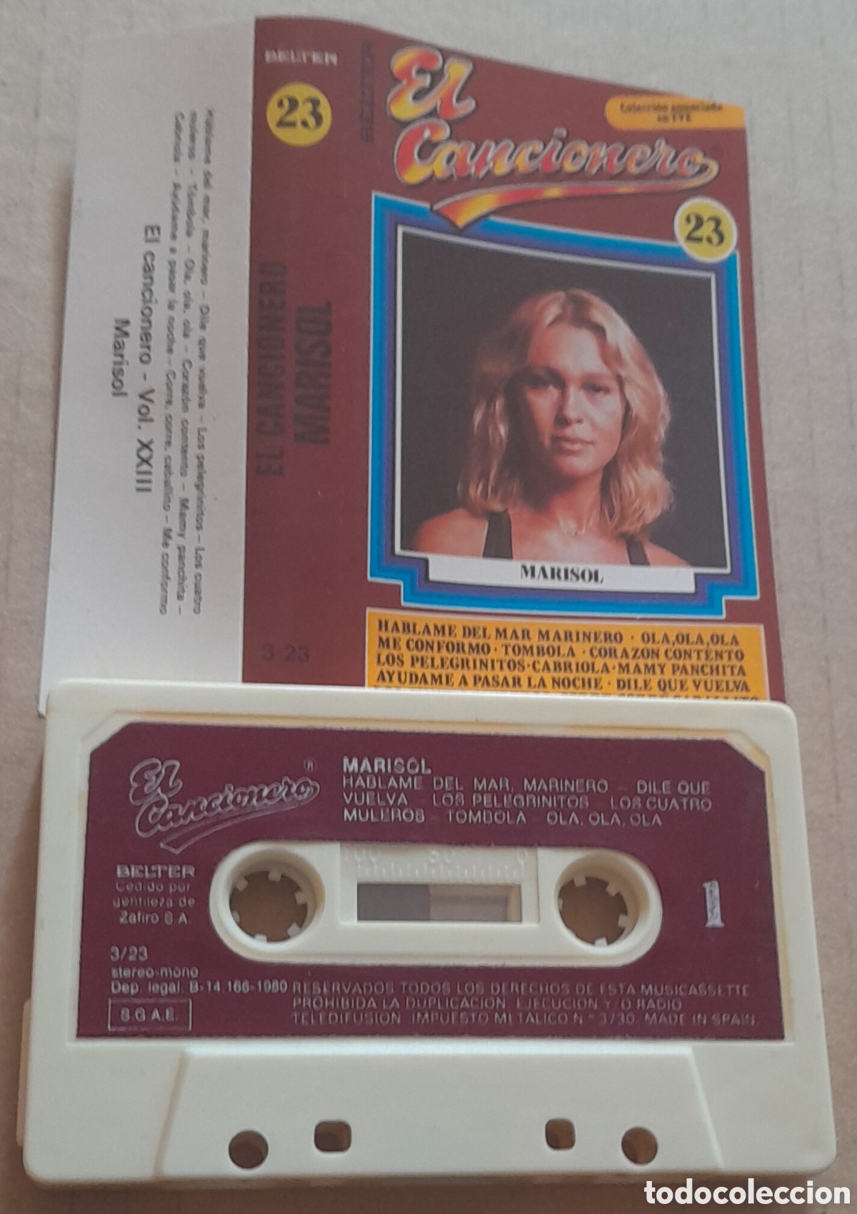Casetes antiguos: MARISOL - EL CANCIONERO 23 - Foto 1