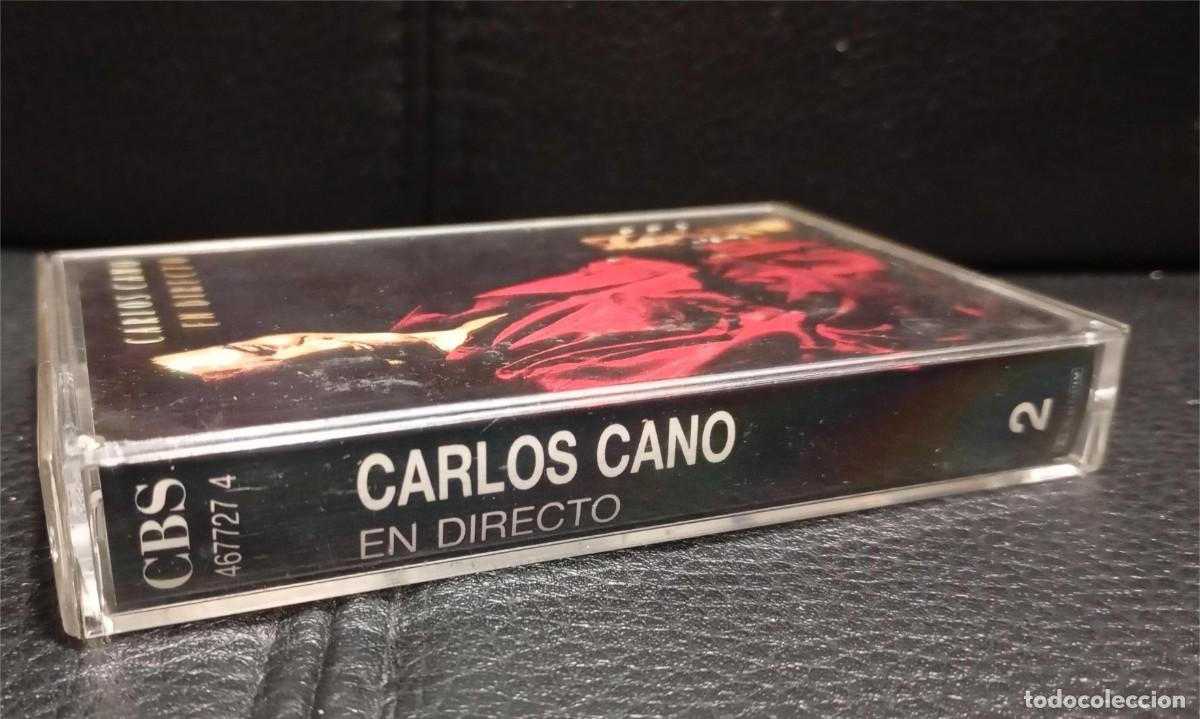 Casetes antiguos: CARLOS CANO - EN DIRECTO 2 - CASSETTE - 1990 - CBS - CINTA - Foto 3